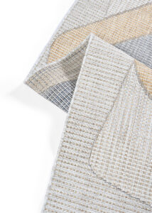 Alfombra de Exterior Yucana Gris Abstracto