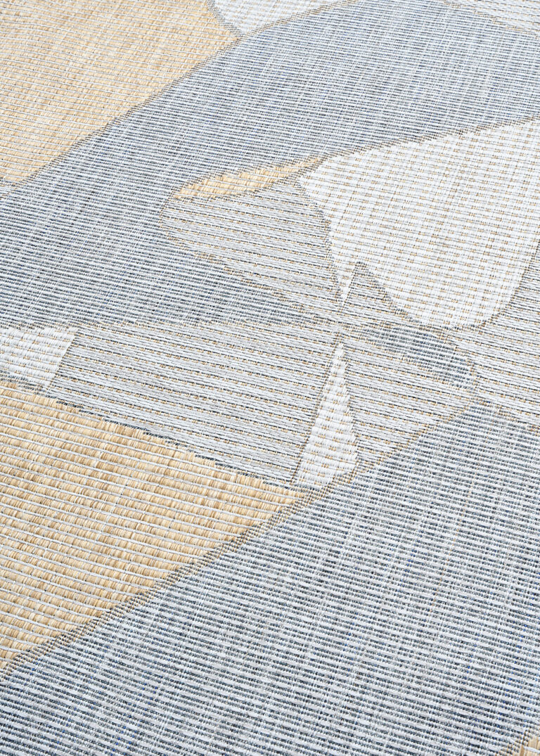 Alfombra de Exterior Yucana Gris Abstracto