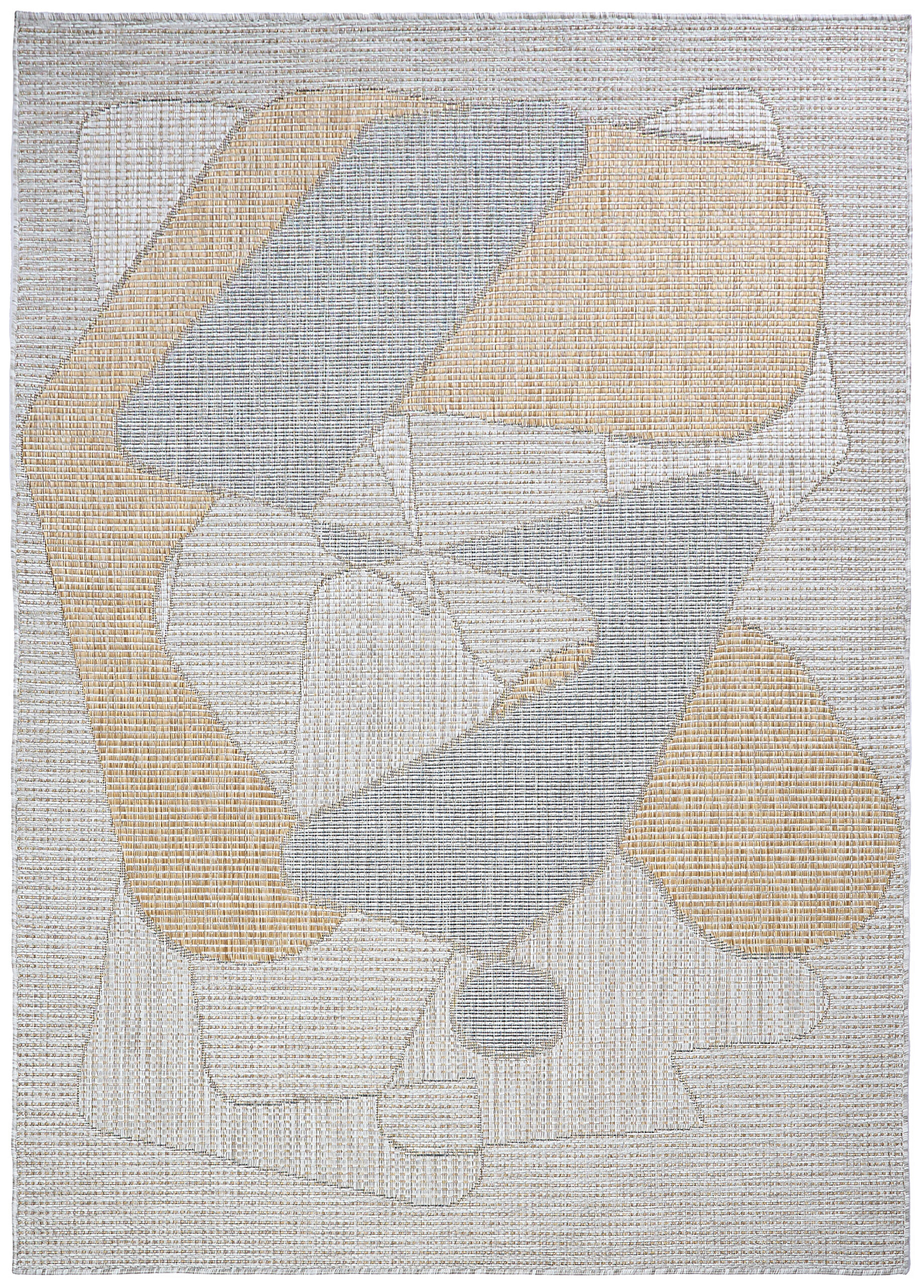 Alfombra de Exterior Yucana Gris Abstracto