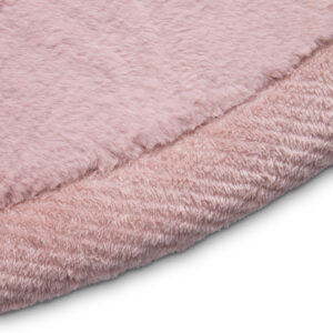 Alfombra Infantil Fluffin Redonda Rosa