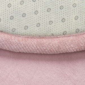 Alfombra Infantil Fluffin Redonda Rosa