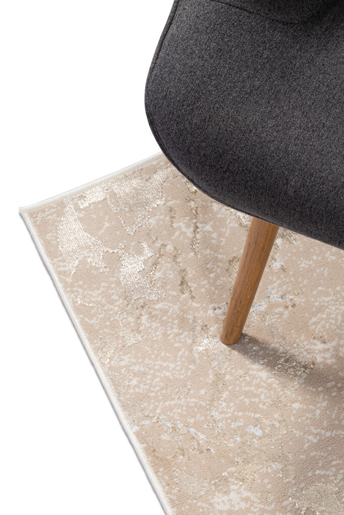 Pasillo Crystal Beige Dorado Moderno