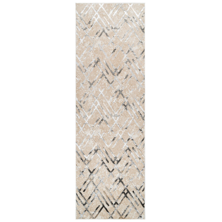 Pasillo Crystal Beige Gris Zigzag