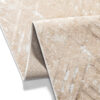 Pasillo Crystal Beige Dorado Zigzag