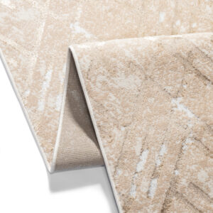 Pasillo Crystal Beige Dorado Zigzag