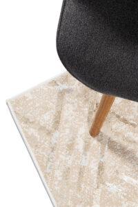 Pasillo Crystal Beige Dorado Zigzag