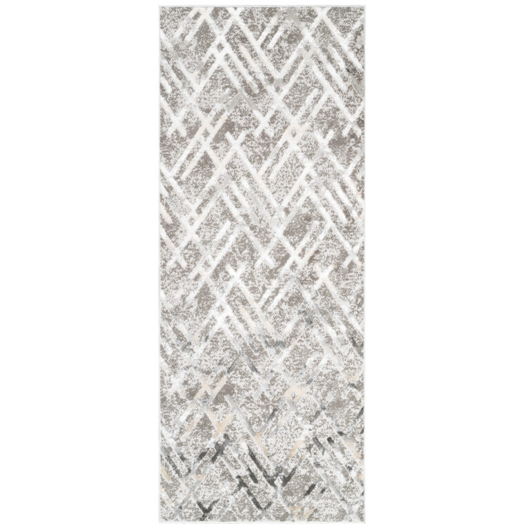 Pasillo Crystal Gris Beige Zigzag