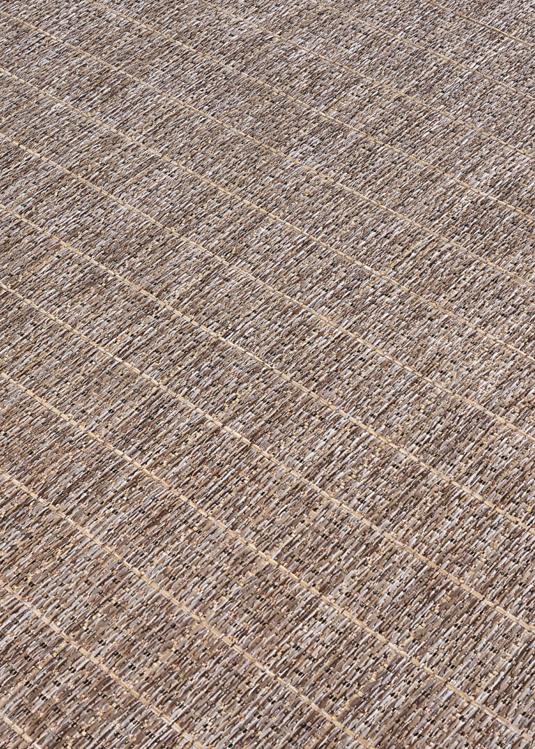 Alfombra de Exterior Yucana Marrón Beige Marco