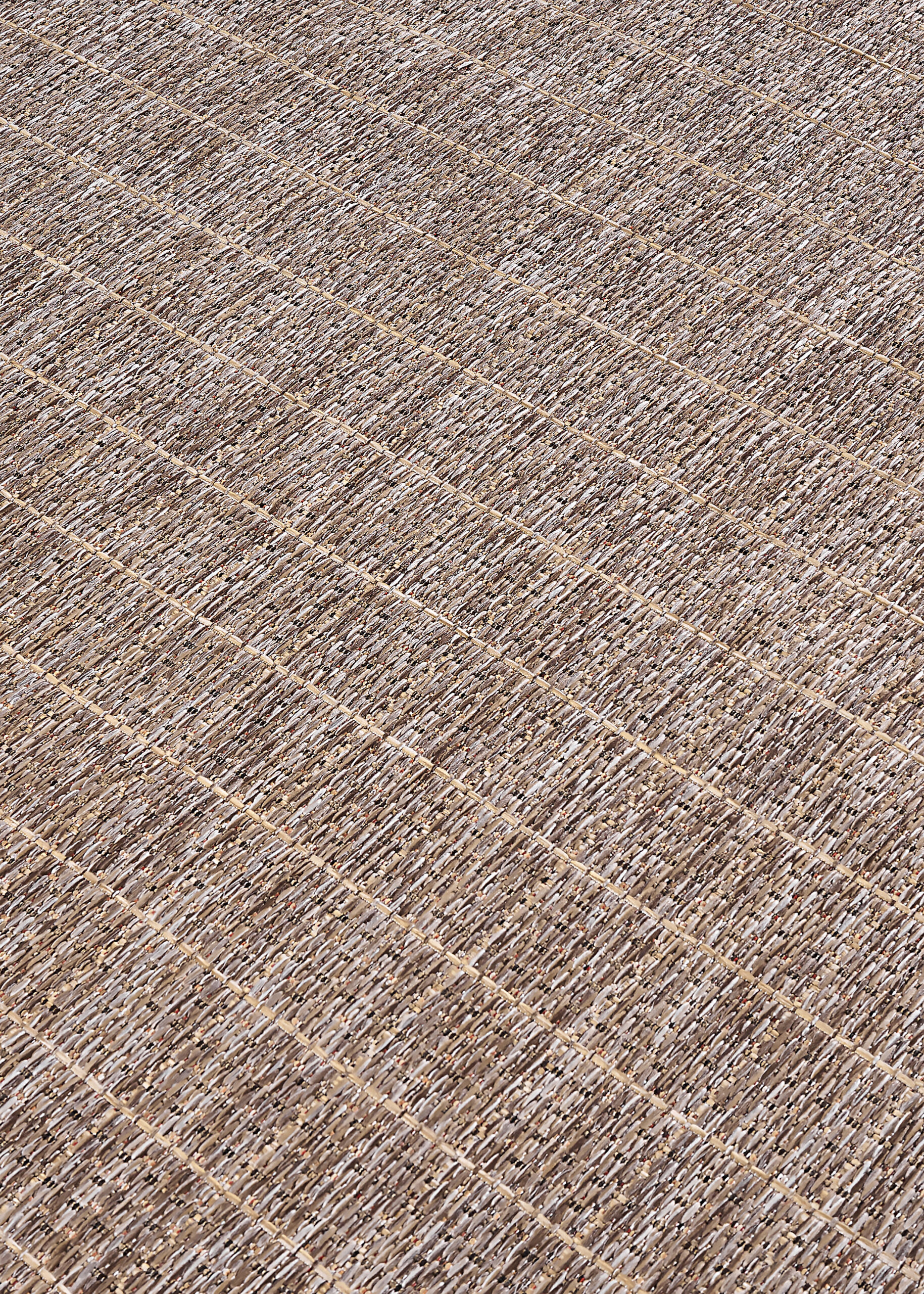 Alfombra de Exterior Yucana Marrón Beige Marco