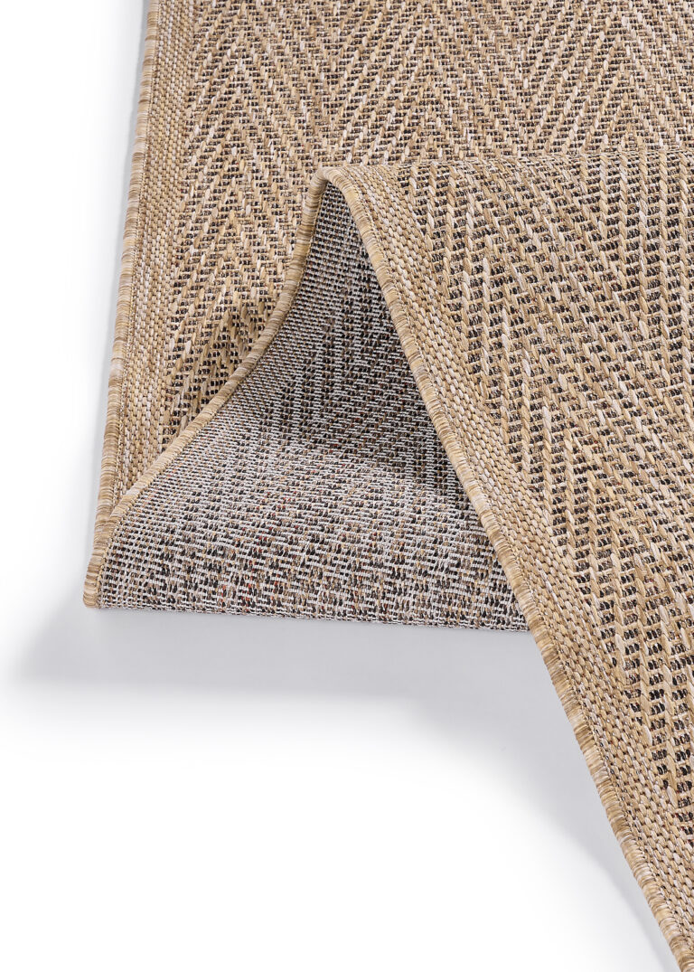 Alfombra de Exterior Yucana Beige Rayas