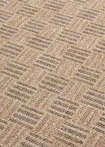 Alfombra de Exterior Yucana Beige Cuadros