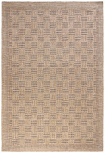 Alfombra de Exterior Yucana Beige Cuadros