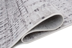 Alfombra Sky Gris Azul Étnico Rayas