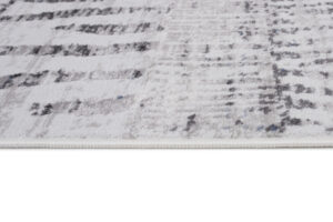 Alfombra Sky Gris Azul Étnico Rayas