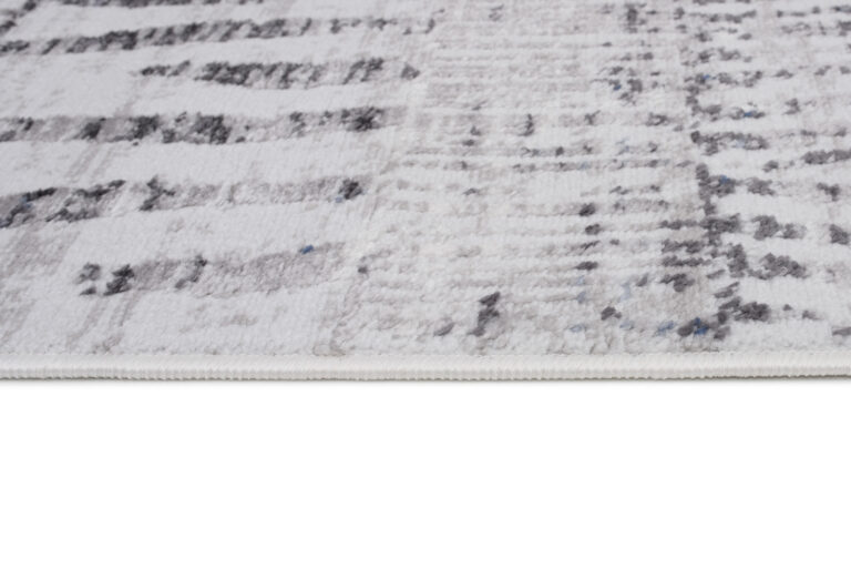 Alfombra Sky Gris Azul Étnico Rayas