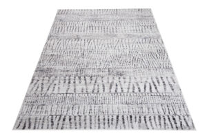 Alfombra Sky Gris Azul Étnico Rayas