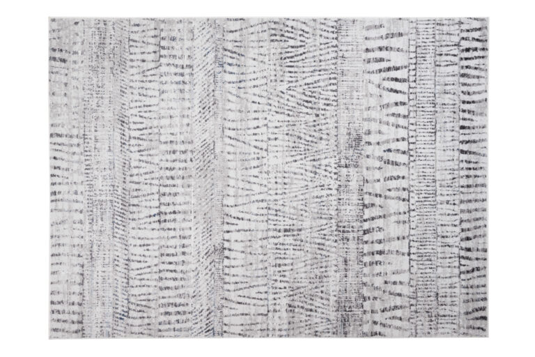 Alfombra Sky Gris Azul Étnico Rayas