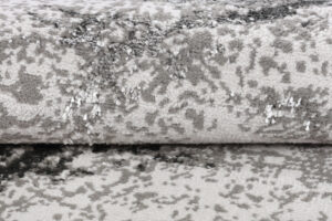 Alfombra Crystal Redonda Gris Claro Mármol