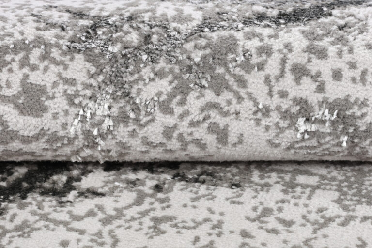 Alfombra Crystal Redonda Gris Claro Mármol