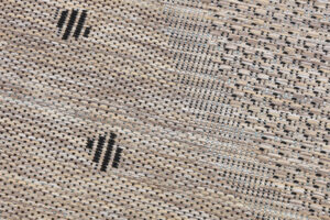 Alfombra Melissa Redonda Marrón Marco Indoor Outdoor