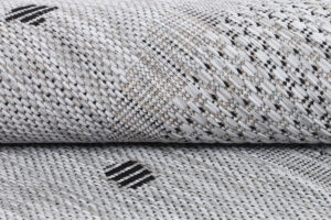 Alfombra Melissa Redonda Gris Marco Indoor Outdoor