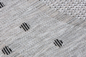 Alfombra Melissa Redonda Gris Marco Indoor Outdoor