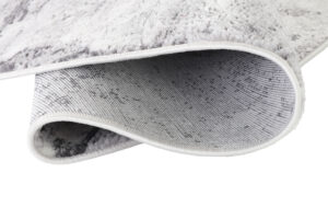 Alfombra Sky Redonda Gris Abstracto Vintage Moteado