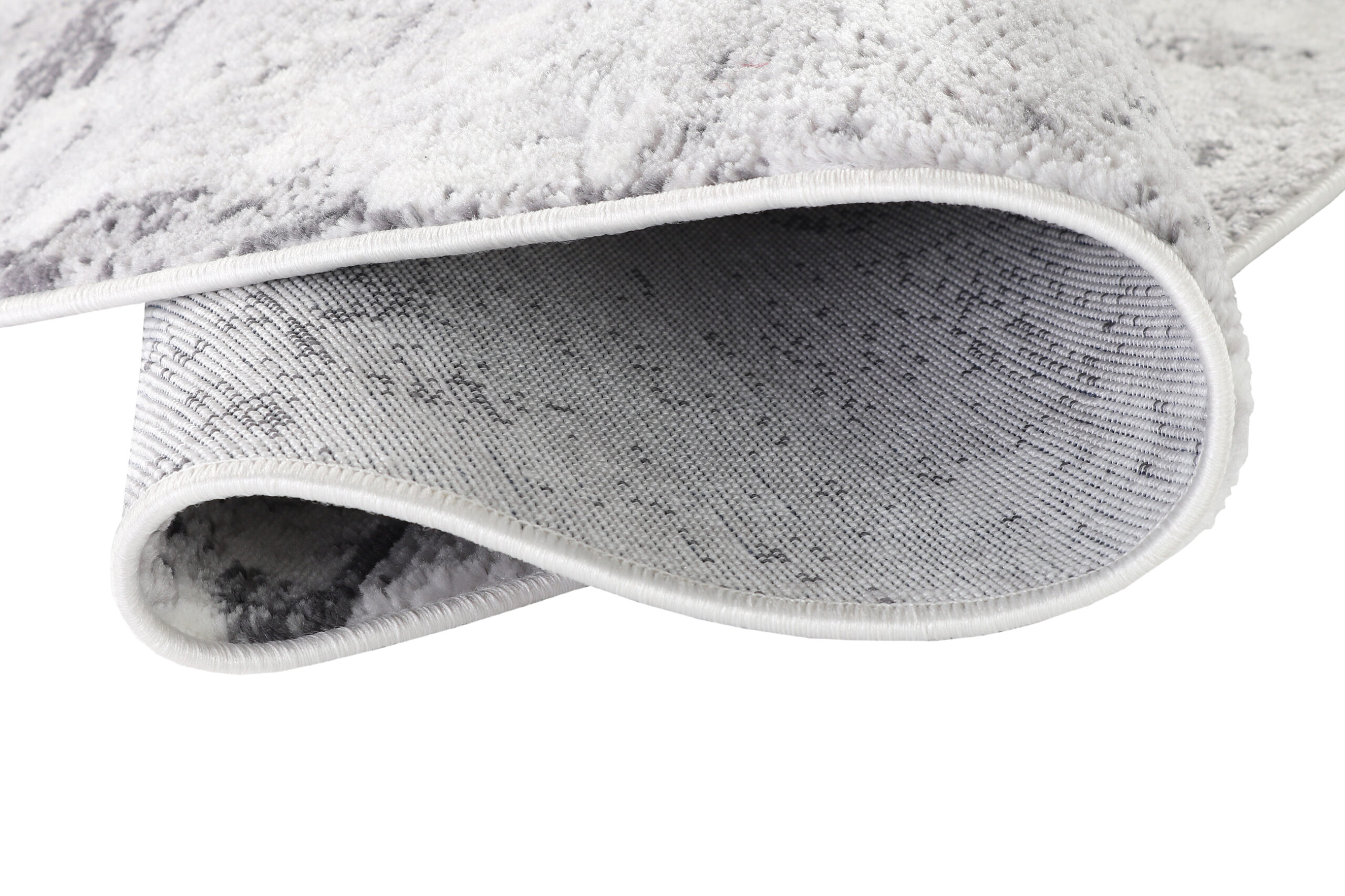 Alfombra Sky Redonda Gris Abstracto Vintage Moteado