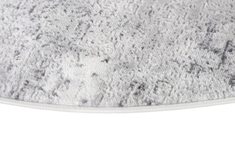 Alfombra Sky Redonda Gris Abstracto Vintage Moteado