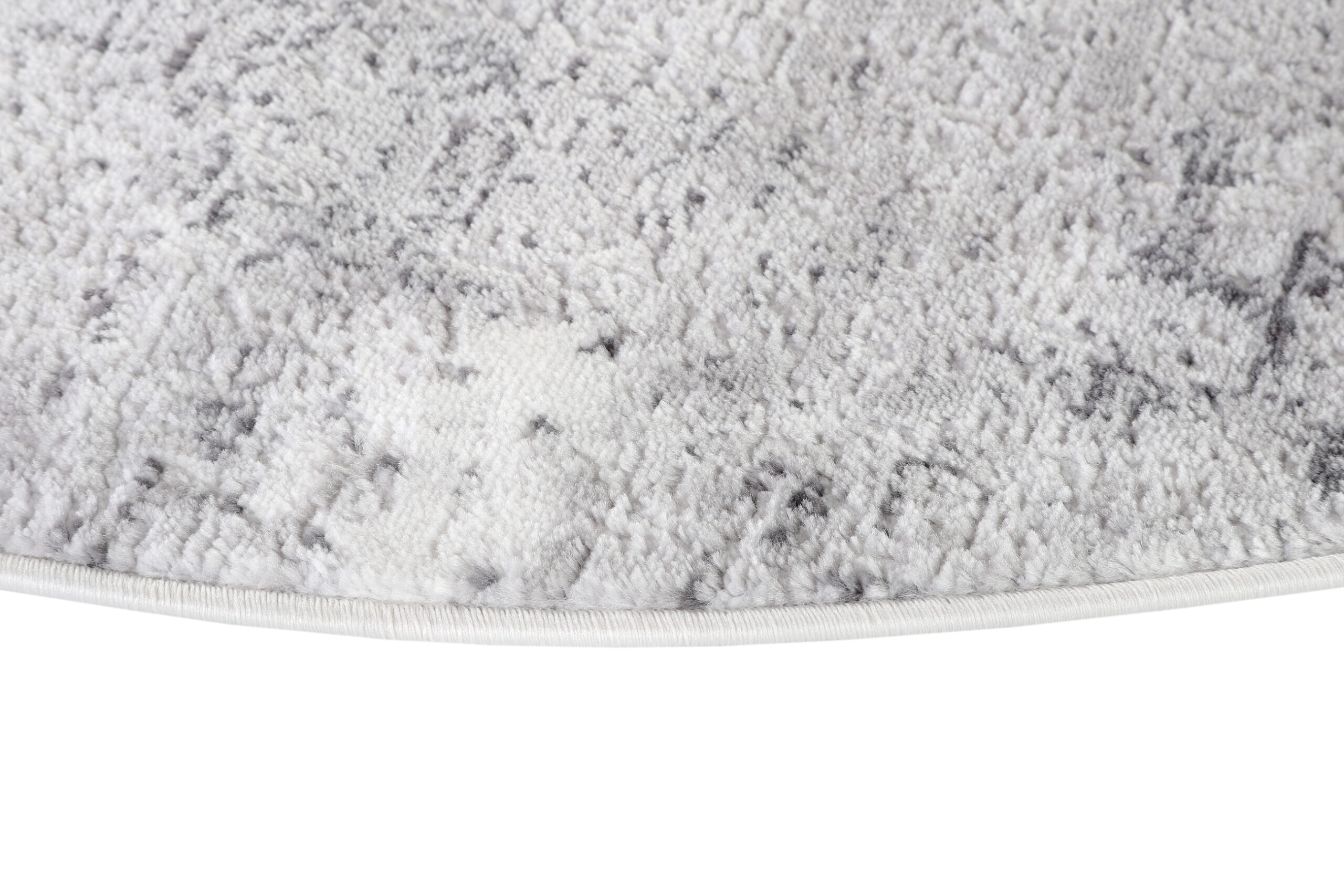 Alfombra Sky Redonda Gris Abstracto Vintage Moteado