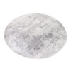 Alfombra Sky Redonda Gris Abstracto Vintage Moteado