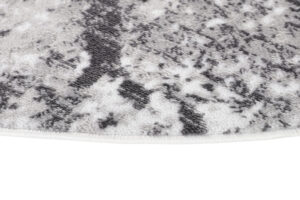 Alfombra Sky Redonda Gris Claro Moderno Madera