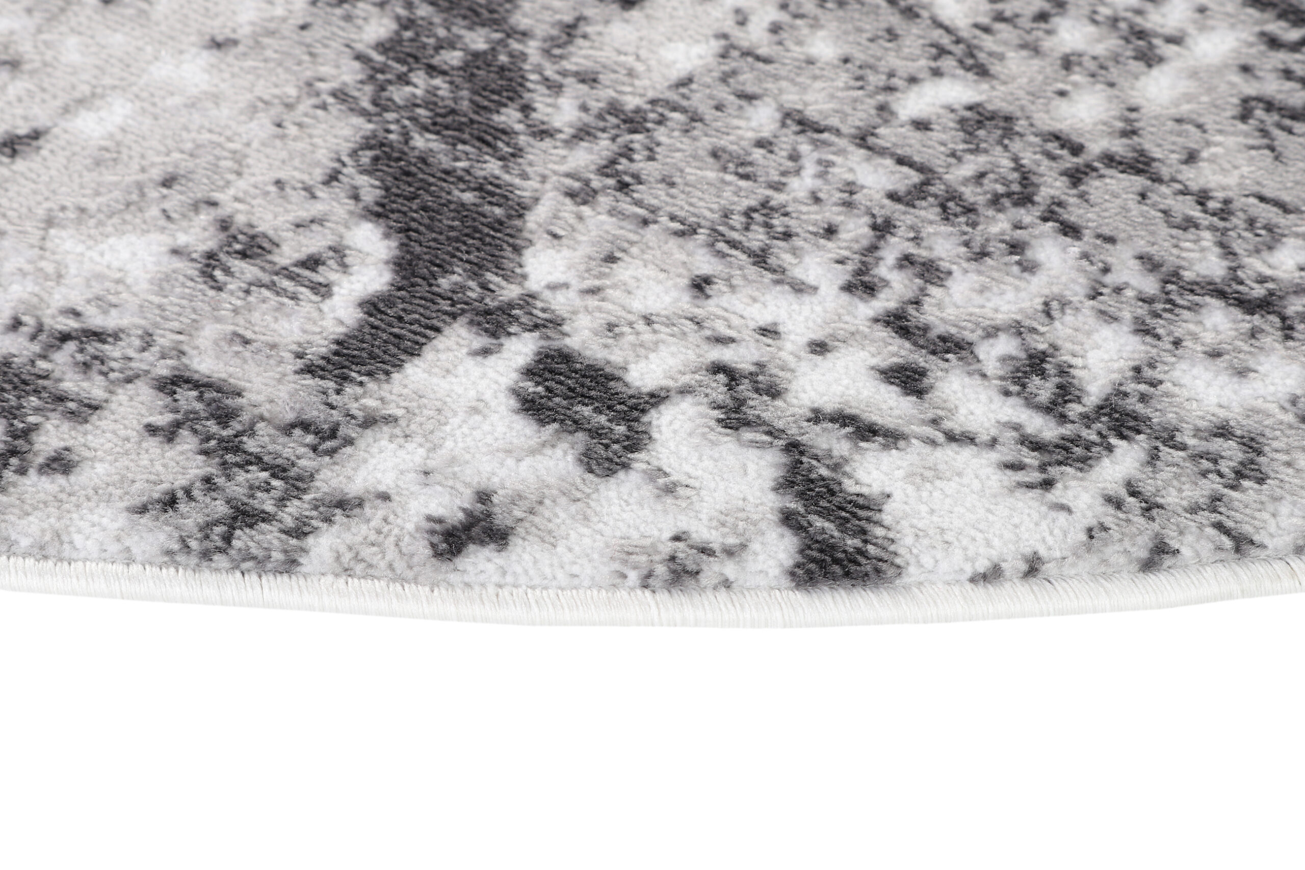 Alfombra Sky Redonda Gris Claro Moderno Madera