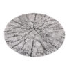 Alfombra Sky Redonda Gris Claro Moderno Madera
