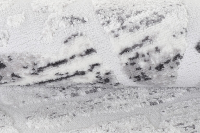 Alfombra Sky Redonda Gris Beige Abstracto Moteado