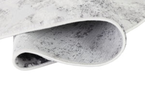 Alfombra Sky Redonda Gris Beige Abstracto Moteado