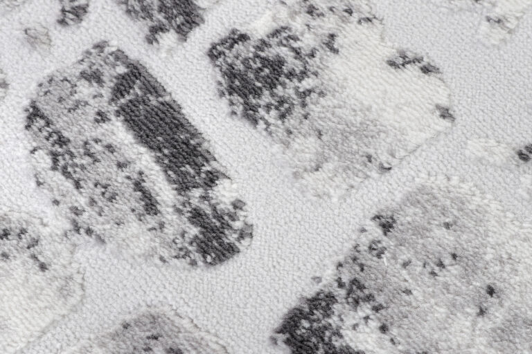 Alfombra Sky Redonda Gris Beige Abstracto Moteado