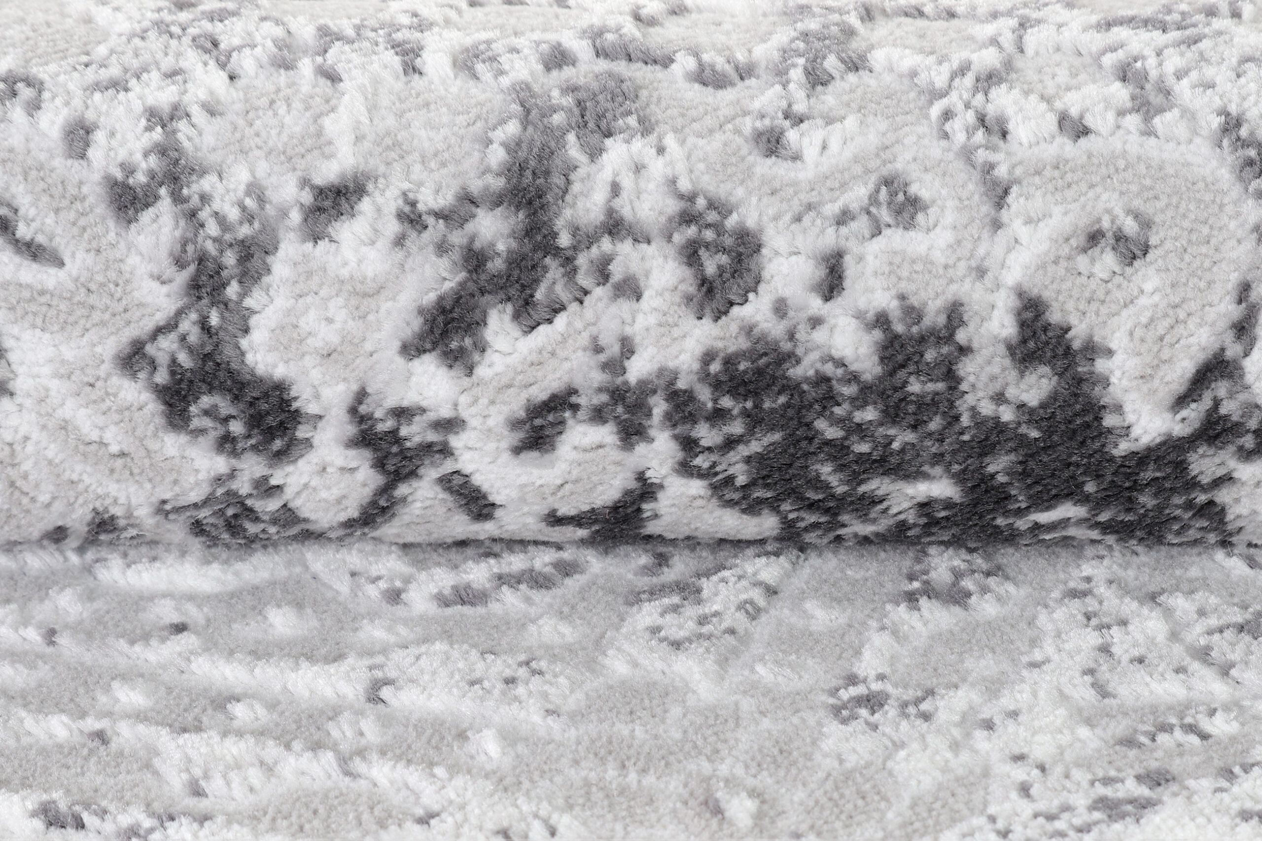 Alfombra Sky Redonda Gris Crema Vintage Ornamental