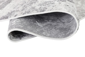 Alfombra Sky Redonda Gris Crema Vintage Ornamental