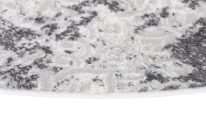 Alfombra Sky Redonda Gris Crema Vintage Ornamental