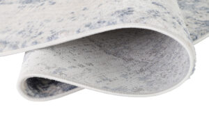 Alfombra Sky Redonda Azul Crema Abstracto