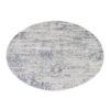 Alfombra Sky Redonda Azul Crema Abstracto