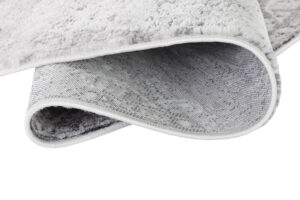 Alfombra Sky Redonda Gris Vintage Floral Moteado