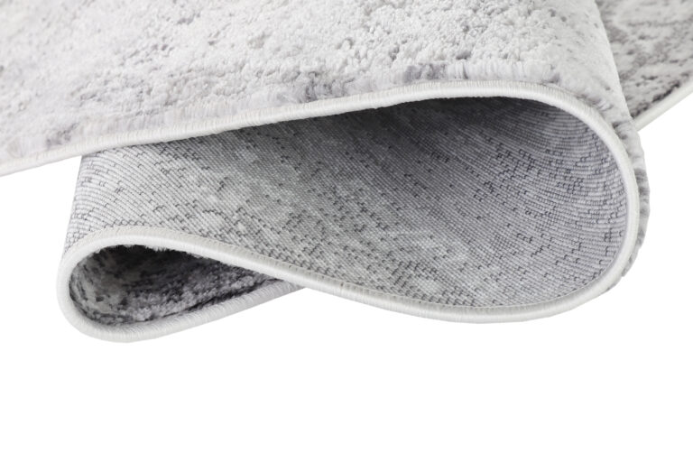 Alfombra Sky Redonda Gris Vintage Floral Moteado