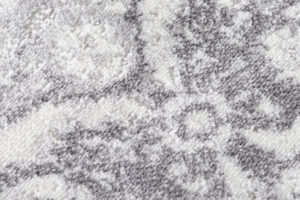 Alfombra Sky Redonda Gris Vintage Floral Moteado