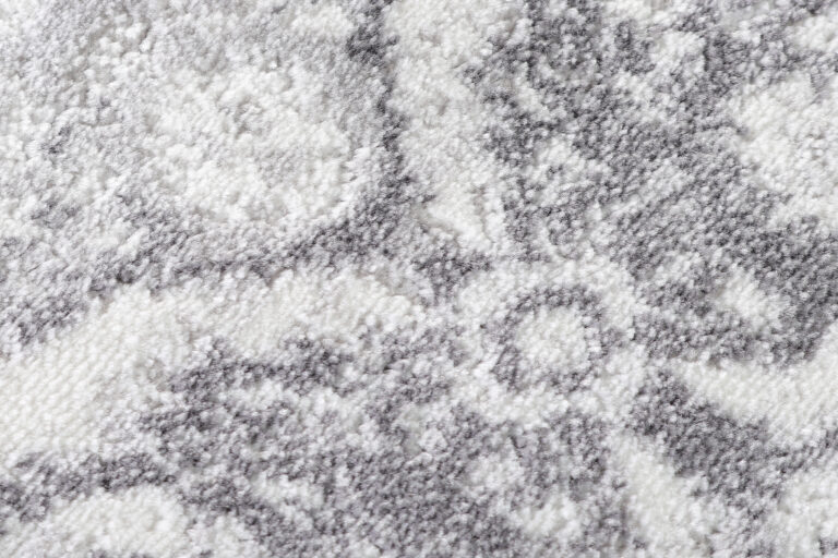 Alfombra Sky Redonda Gris Vintage Floral Moteado