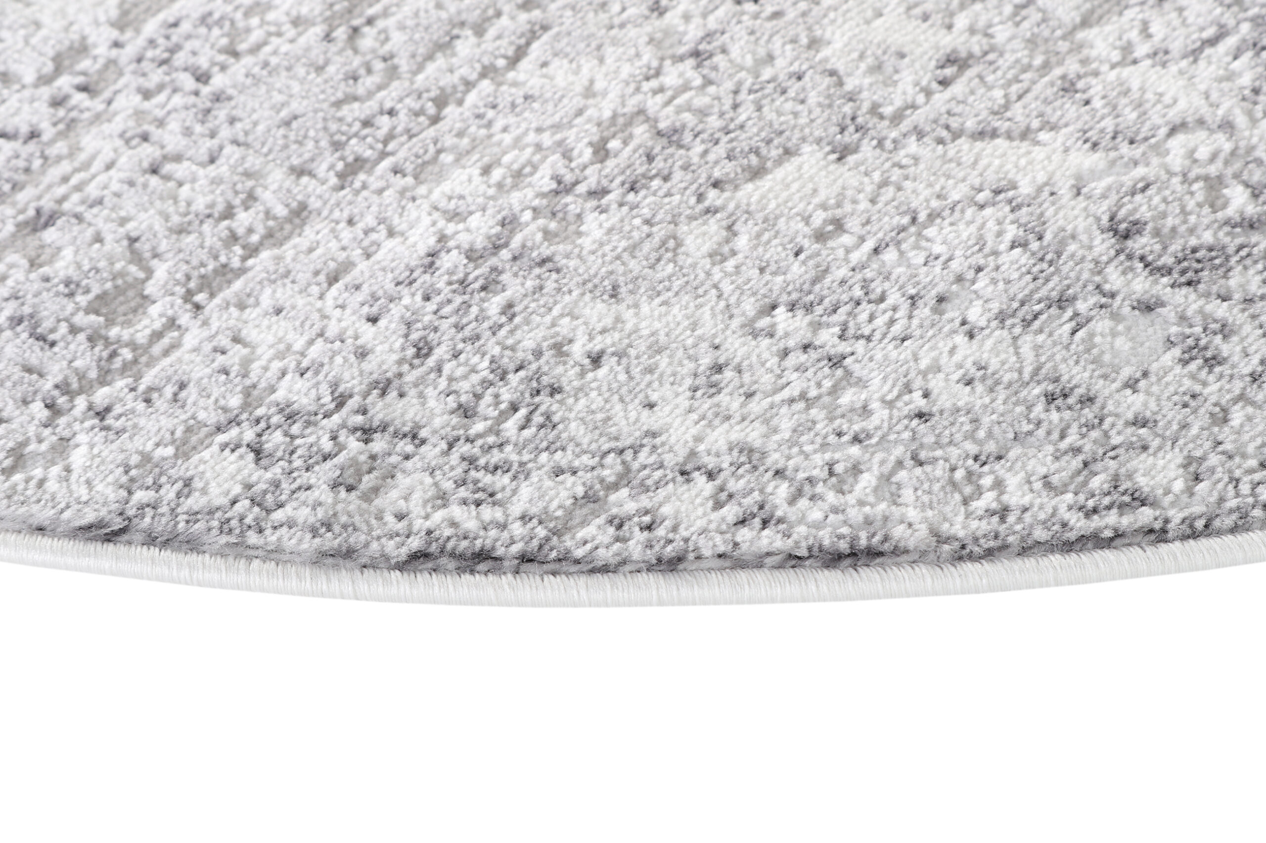 Alfombra Sky Redonda Gris Vintage Floral Moteado