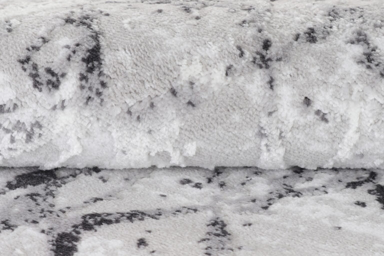 Alfombra Sky Redonda Gris Geométrico Diamantes