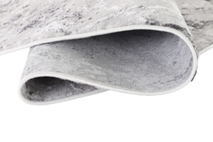 Alfombra Sky Redonda Gris Geométrico Diamantes