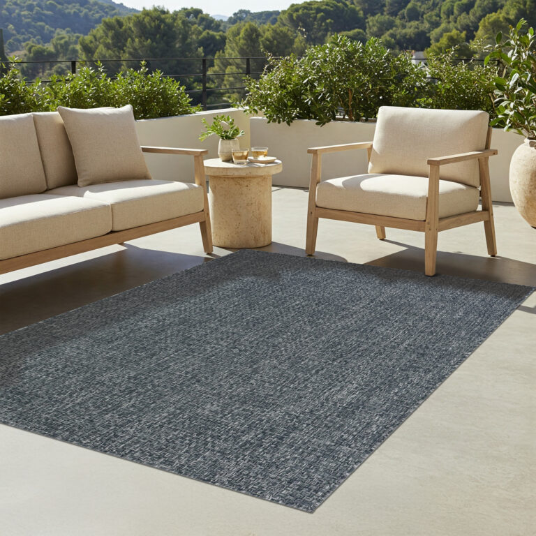 Alfombra Exterior Verano Azul